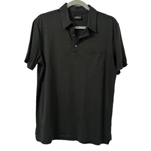 Oscar Jacobson Carlos Short Sleeve Poloshirt‎ in Smoke Gray Size L